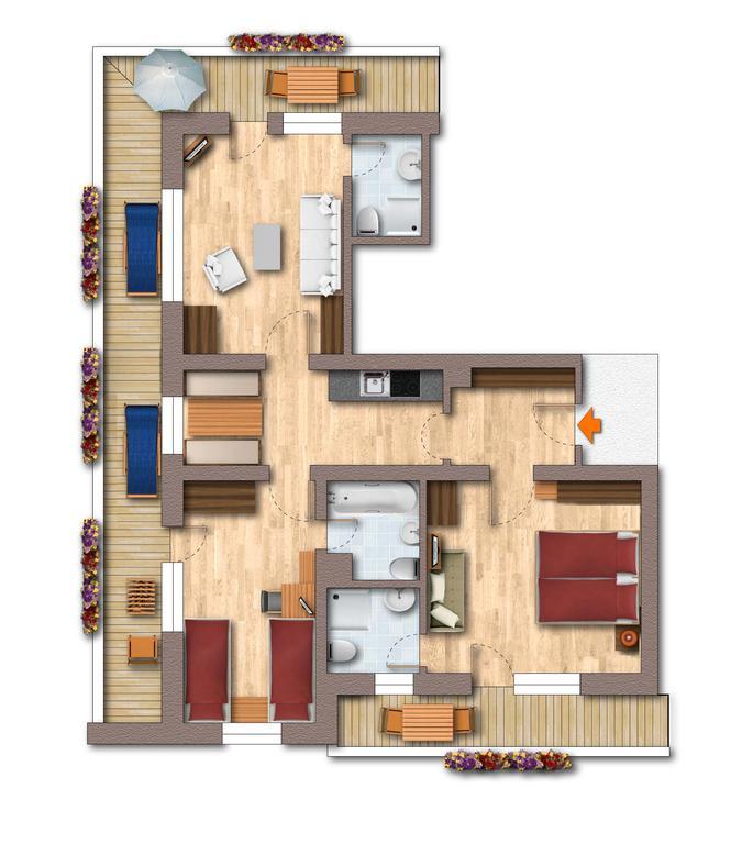 Apartmenthaus Katharina Mayrhofen Zewnętrze zdjęcie